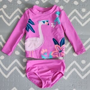 *Carters Flamingo Swim Set*